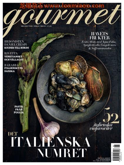 [瑞典版]Gourmet 料理烘焙美食杂志PDF电子版 2021年 Nr.6